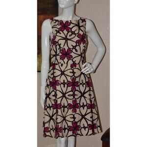 MOSCHINO Designer Cheap and Chic A-line Hearts Sleeveless Dress Size 8